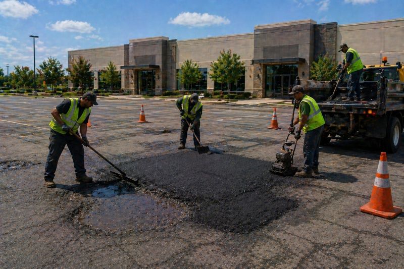 Asphalt Parking Lot Repair in Orange County, CA